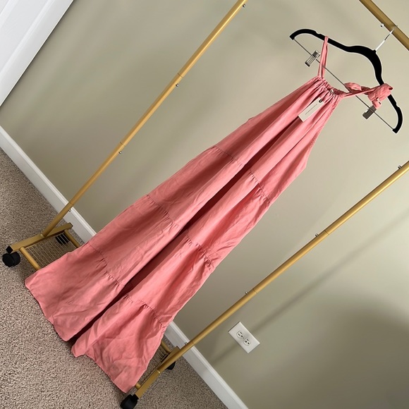 Cloth & Stone Tiered Halter Maxi Dress - S - Picture 3 of 7